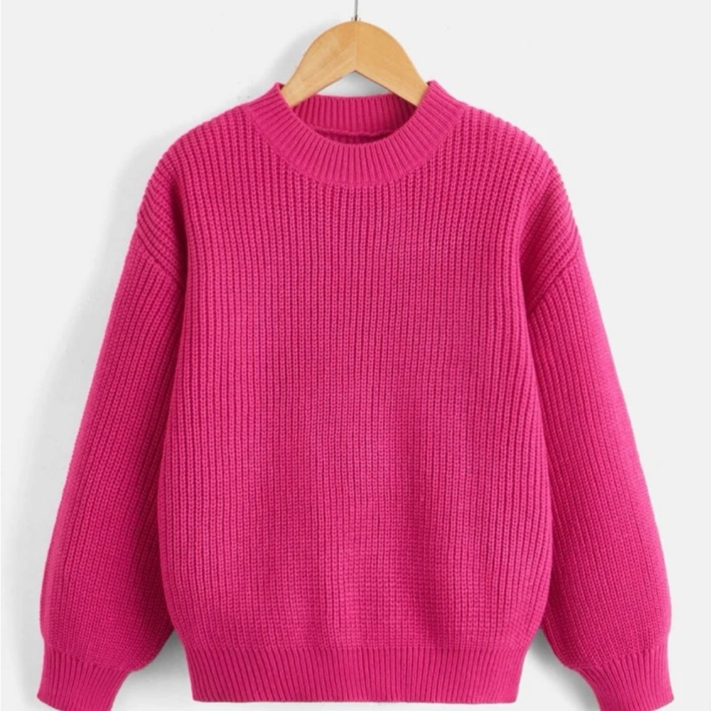SHEIN pink sweater size 11-12 (PS)
